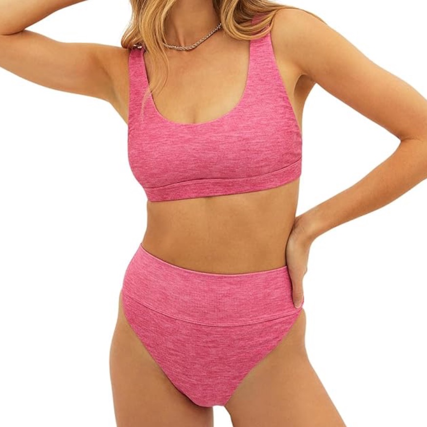 Beach Riot Pink Bikini Set